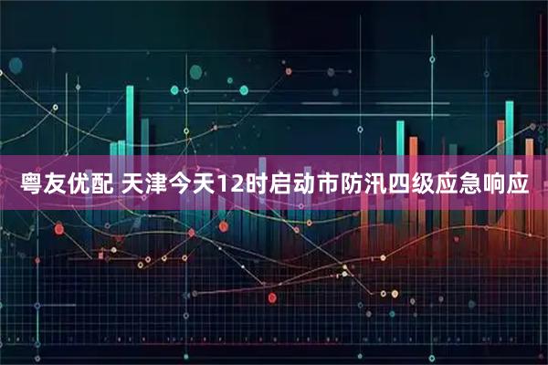 粤友优配 天津今天12时启动市防汛四级应急响应